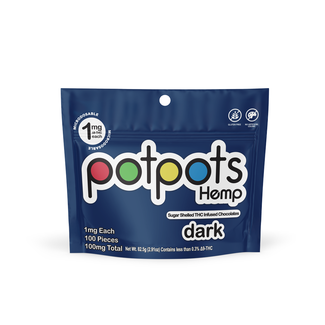 potpots Dark Chocolate - 100 Count