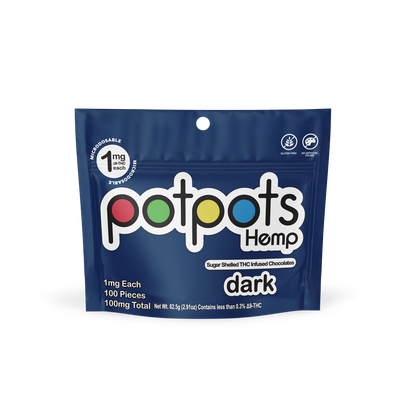 potpots Dark Chocolate - 100 Count