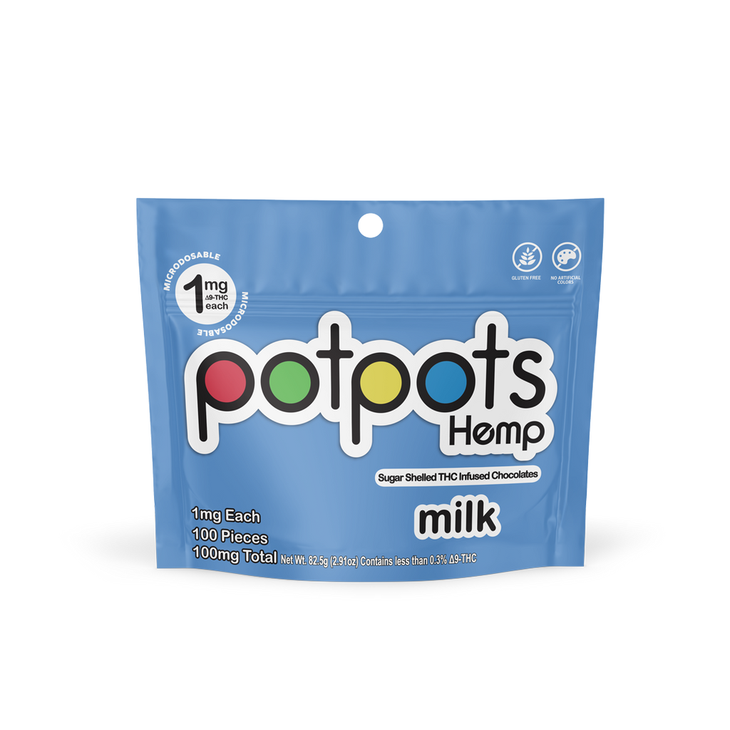 potpots Milk Chocolate - 100 Count