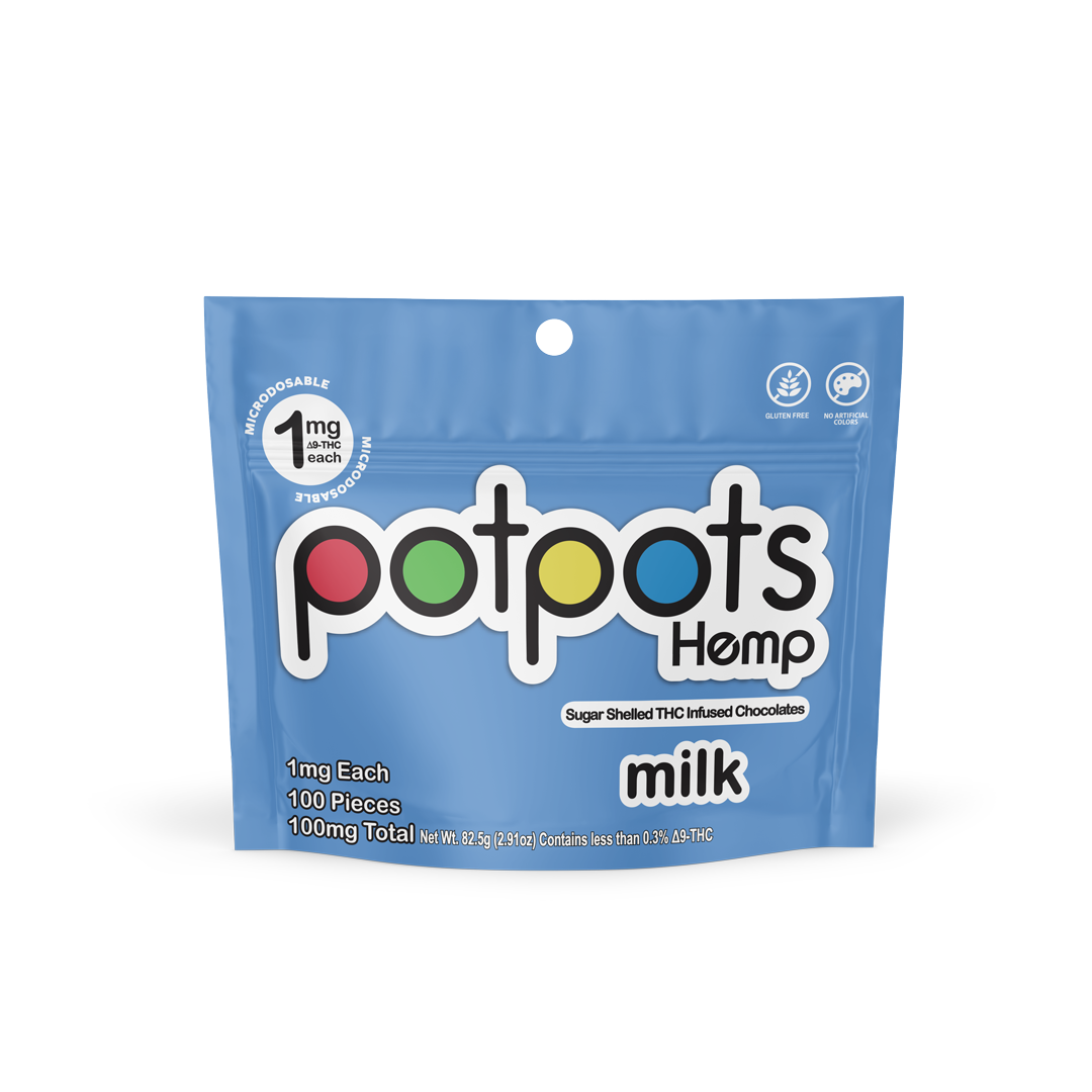 potpots Milk Chocolate - 100 Count