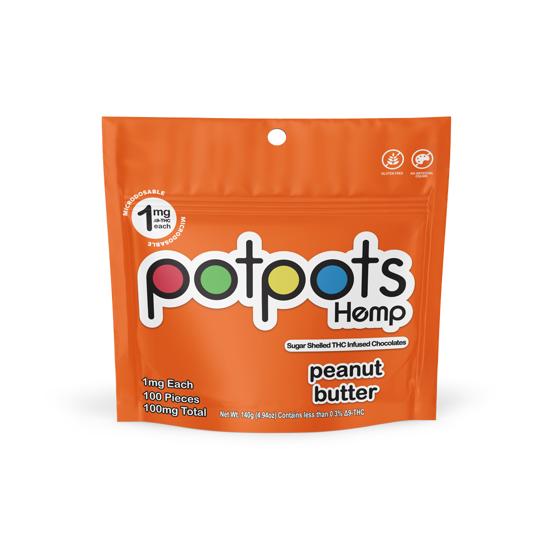 potpots Peanut Butter Chocolate - 100 Count