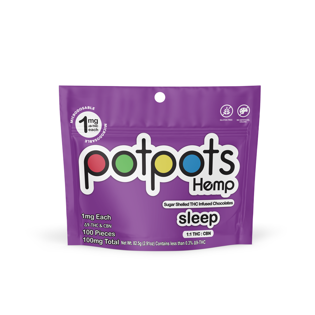 potpots Sleep Chocolate - 100 Count