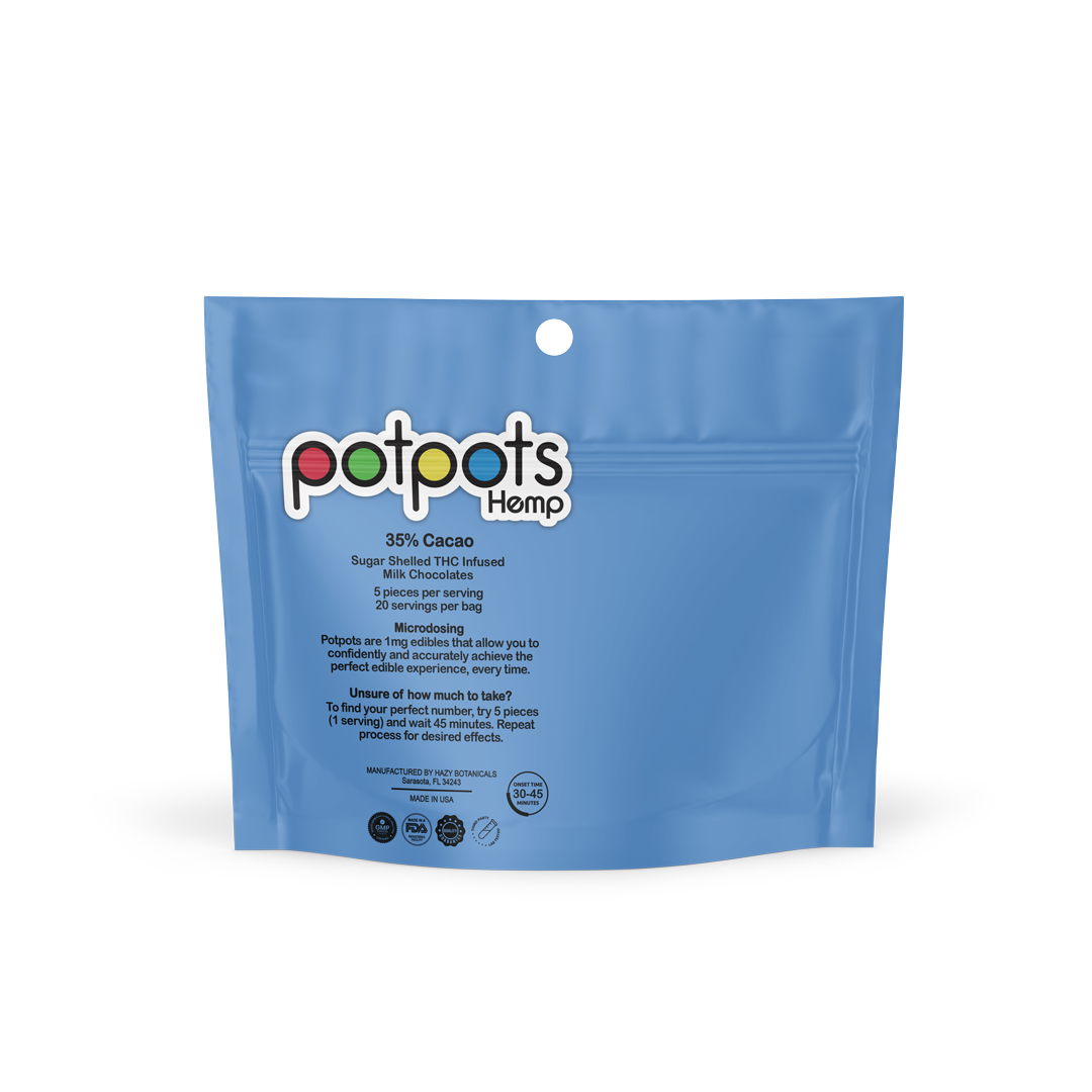 potpots Milk Chocolate - 100 Count