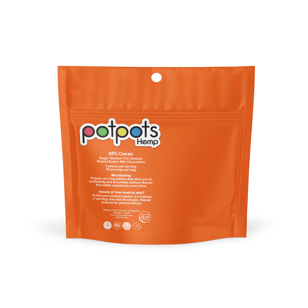 potpots Peanut Butter Chocolate - 100 Count