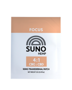 SUNO Transdermal Patch - Focus - 40mg CBG/10mg CBD
