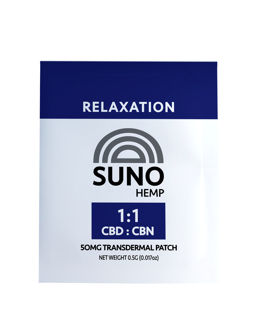 SUNO Transdermal Patch - Relaxation - 25mg CBN/25mg CBD