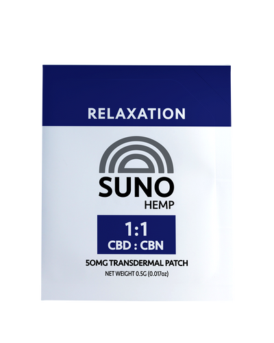 SUNO Transdermal Patch - Relaxation - 25mg CBN/25mg CBD