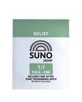 SUNO Transdermal Patch - Relief - 25mg THCA/25mg CBD (1.5mg ∆9 THC)