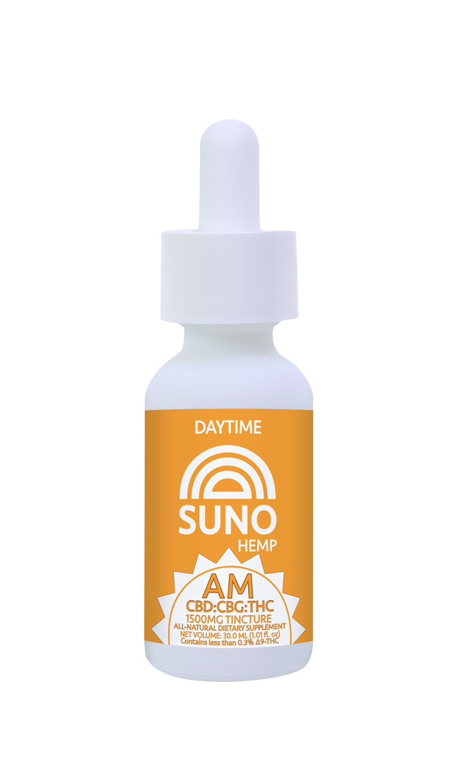 SUNO AM Tincture - 600mg CBG/900mg CBD/80mg THC