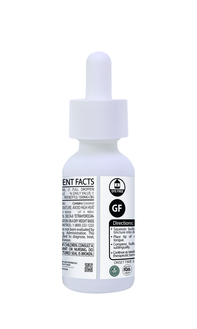 SUNO CBG Tincture - 1500mg CBG