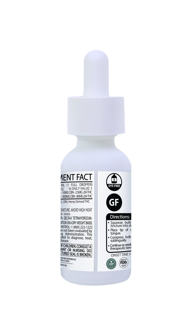 SUNO PM Tincture - 300mg CBN/450mg CBD/80mg THC