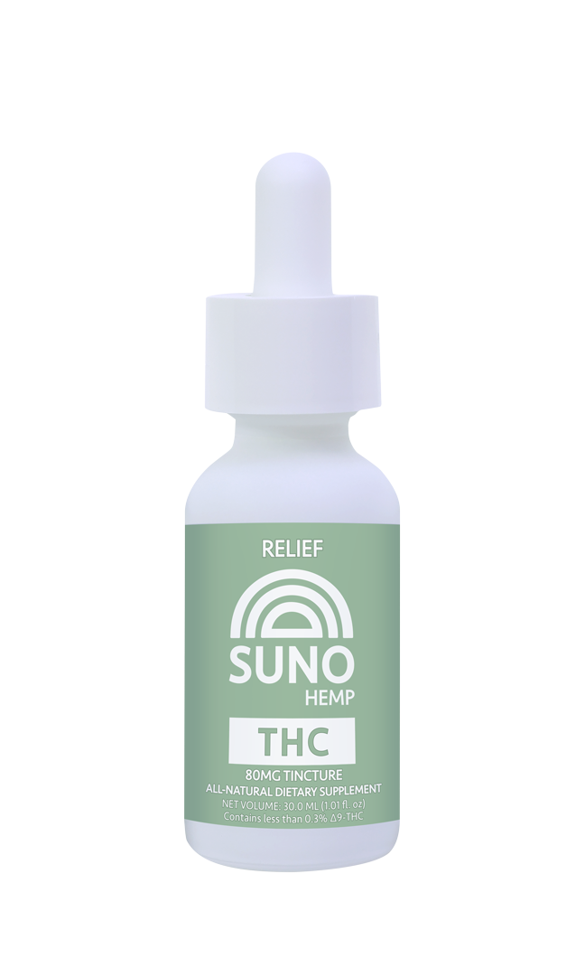 SUNO THC Tincture - 80mg THC