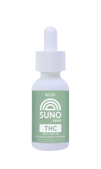 SUNO THC Tincture - 80mg THC