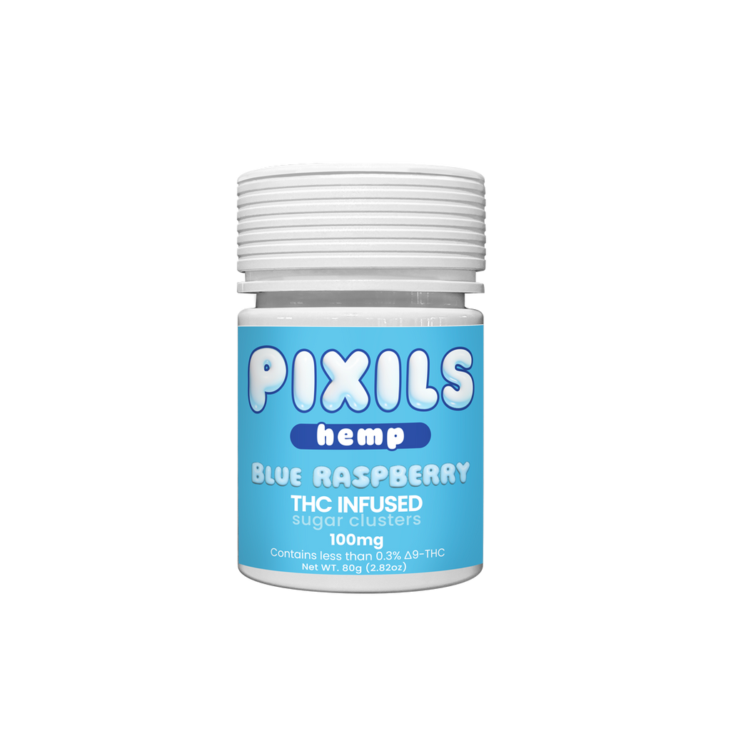 PIXILS Blue Raspberry Infused Sugar Clusters