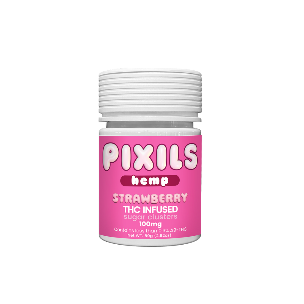 PIXILS Strawberry Infused Sugar Clusters