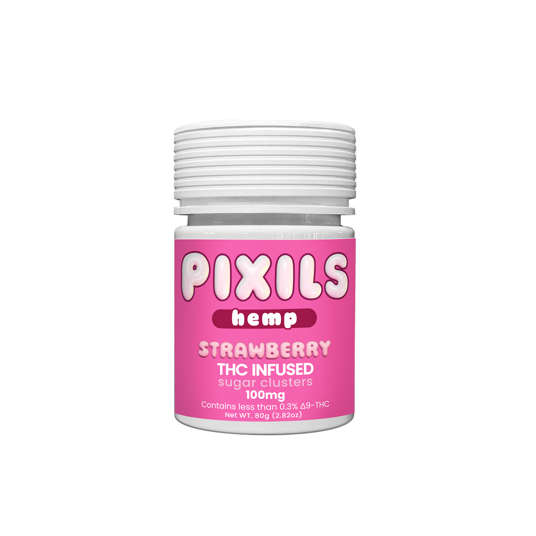 PIXILS Strawberry Infused Sugar Clusters