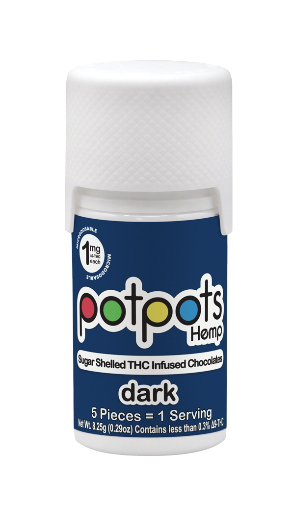 potpots Dark Chocolate - 10 Count