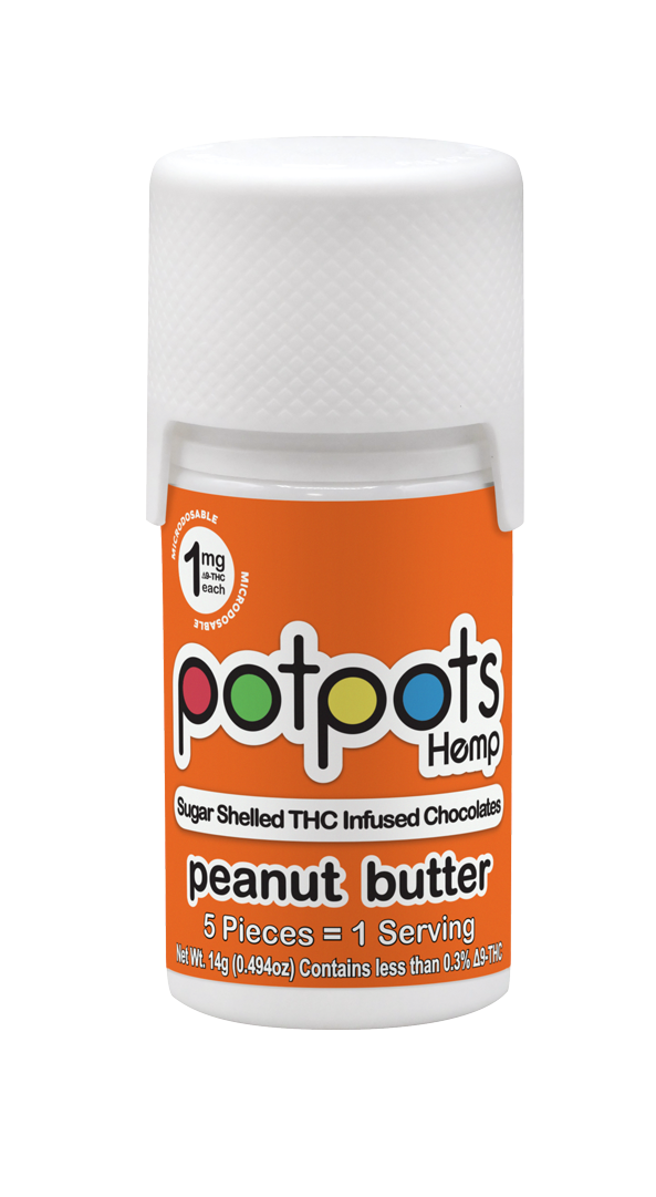 potpots Peanut Butter - 10 Count