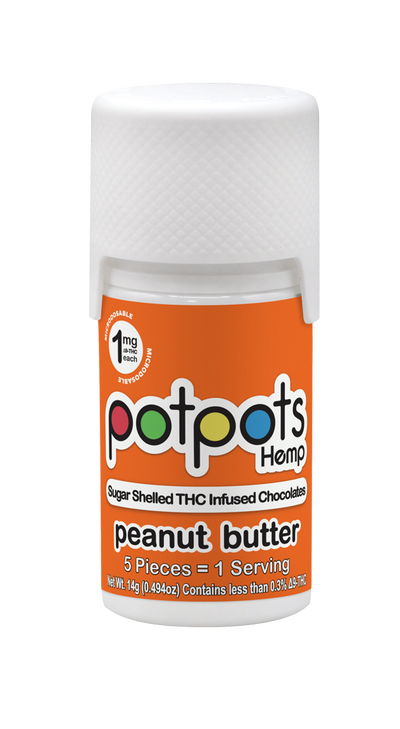 potpots Peanut Butter - 10 Count