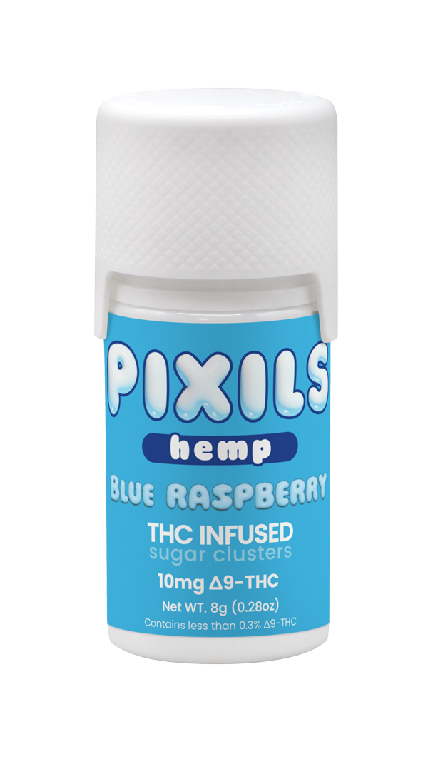 PIXILS Blue Raspberry Infused Sugar Clusters - 10mg