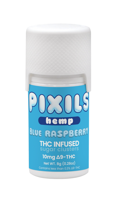 PIXILS Blue Raspberry Infused Sugar Clusters - 10mg