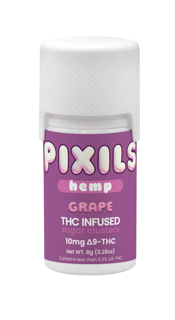 PIXILS Grape Infused Sugar Clusters - 10mg