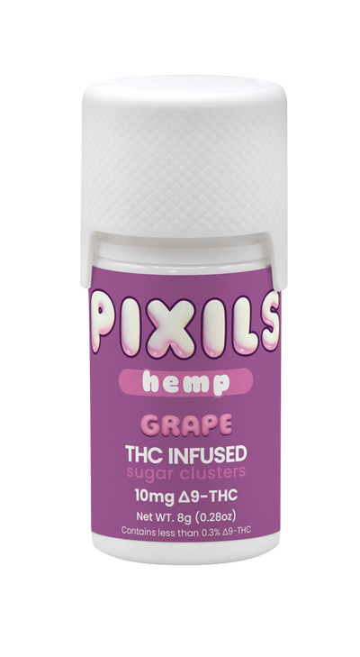 PIXILS Grape Infused Sugar Clusters - 10mg