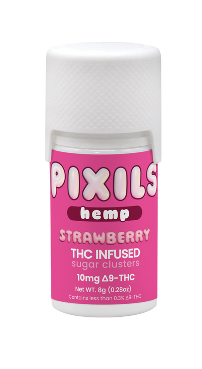 PIXILS Strawberry Infused Sugar Clusters - 10mg