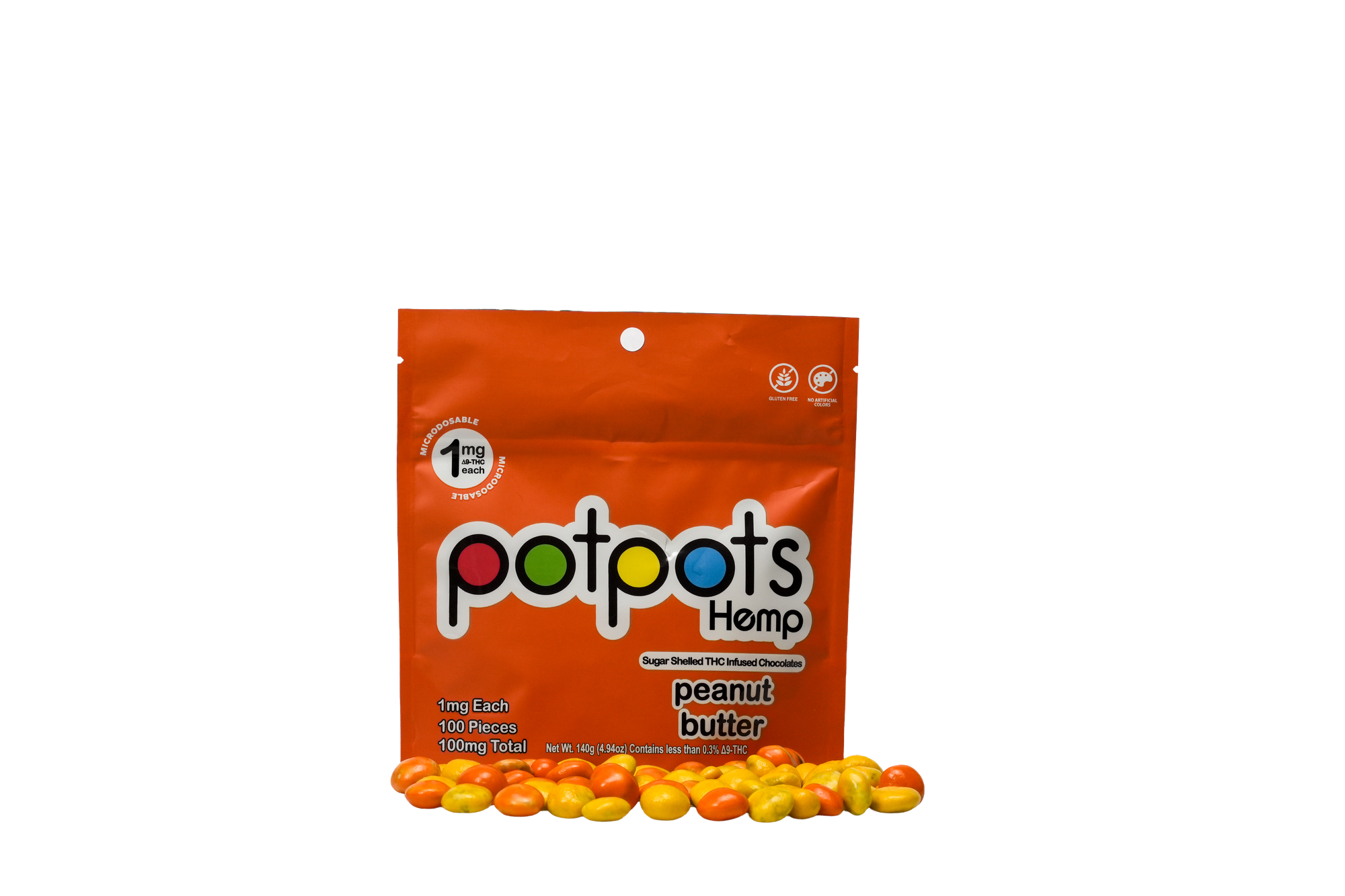 potpots Peanut Butter Chocolate - 100 Count