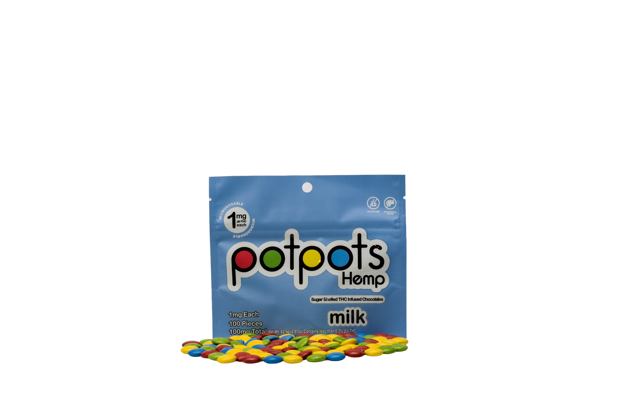potpots Milk Chocolate - 100 Count