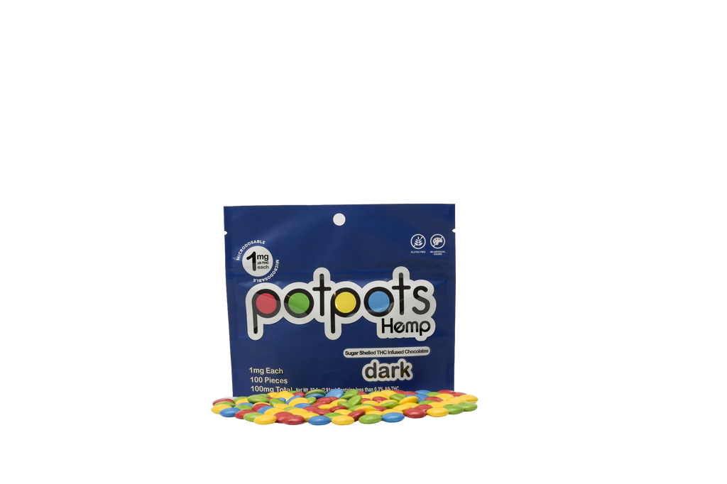 potpots Dark Chocolate - 100 Count