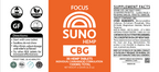 SUNO CBG Tablets - Focus - 30 Count