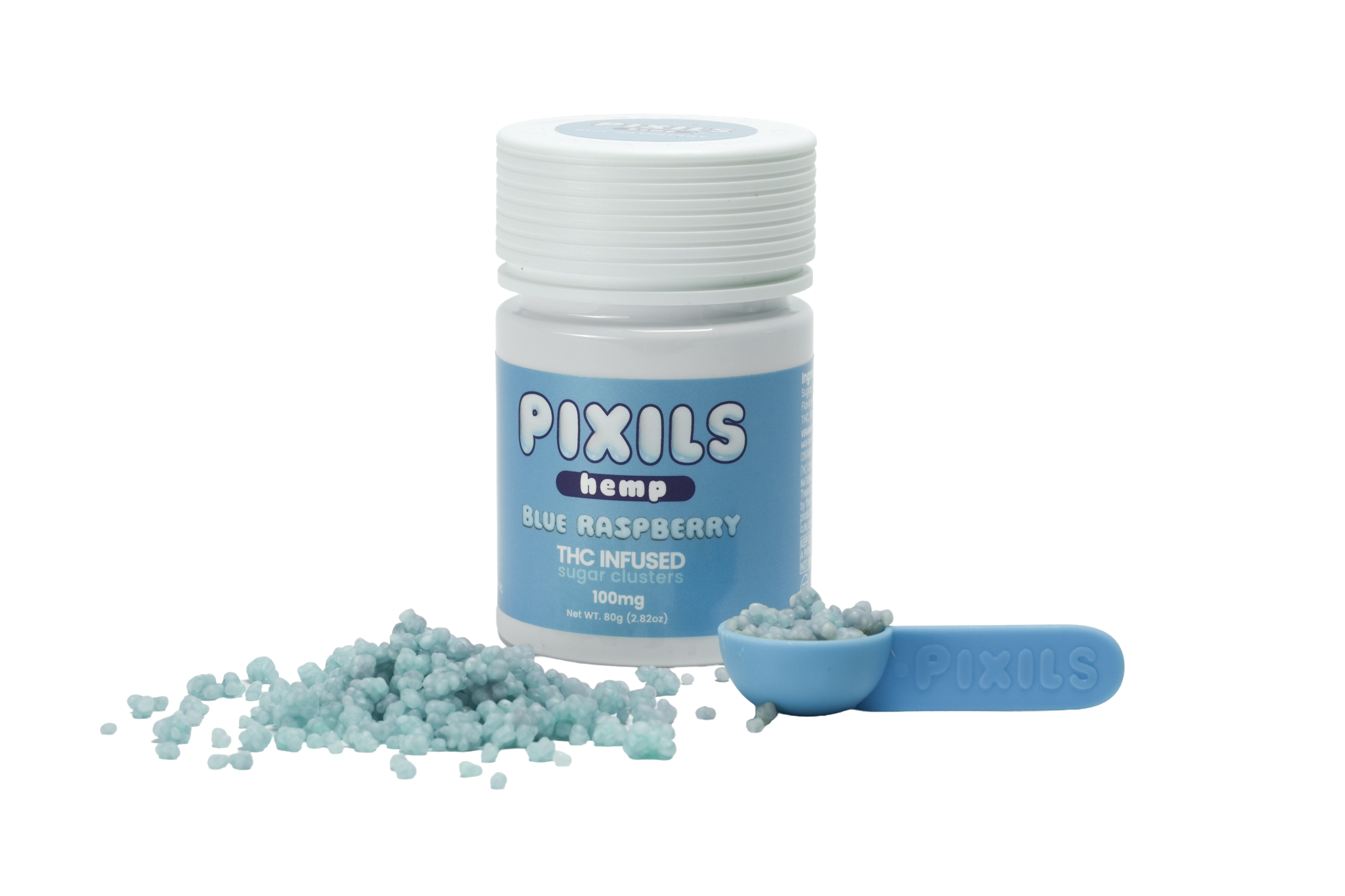 PIXILS Blue Raspberry Infused Sugar Clusters - 100mg