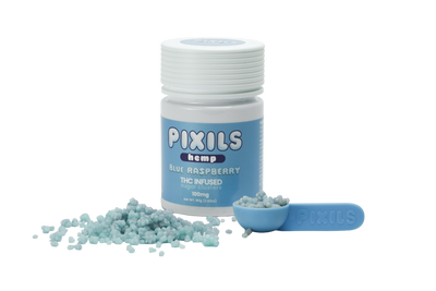 PIXILS Blue Raspberry Infused Sugar Clusters - 100mg