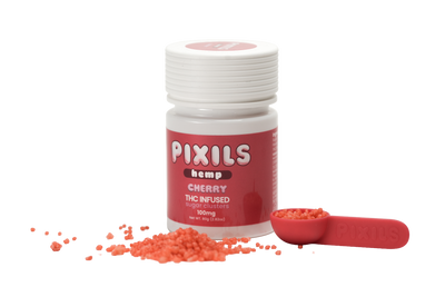 PIXILS Cherry Infused Sugar Clusters - 100mg