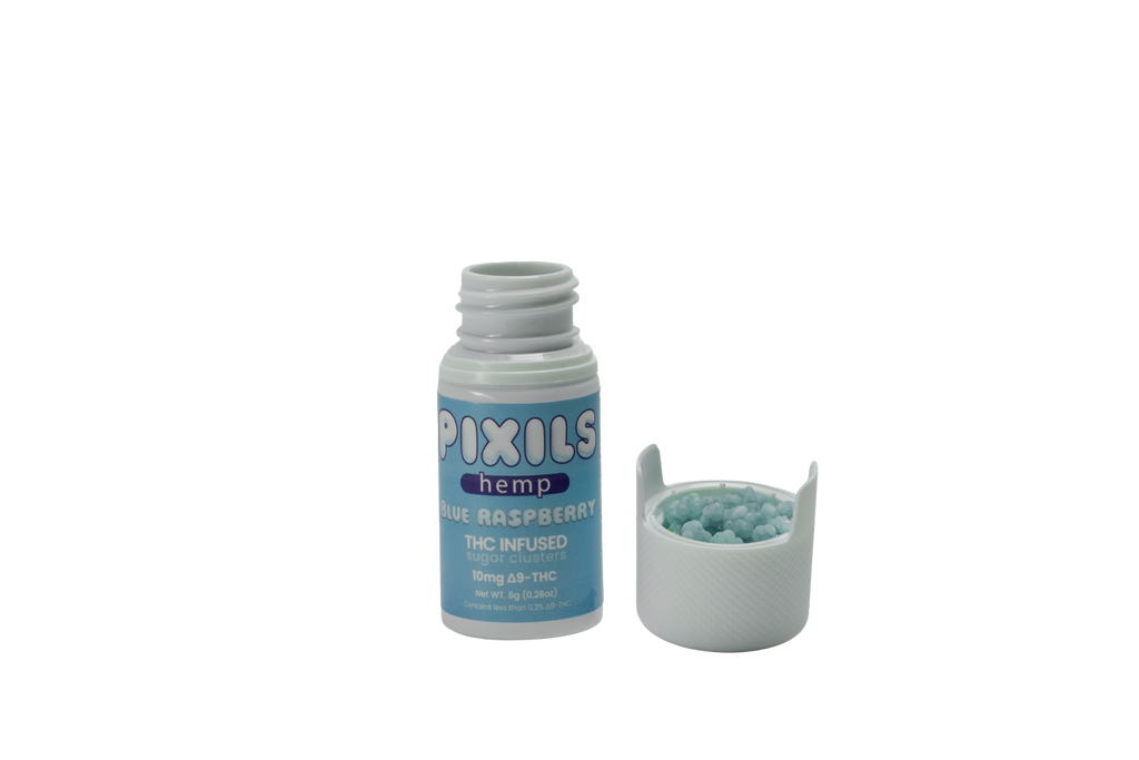 PIXILS Blue Raspberry Infused Sugar Clusters - 10mg