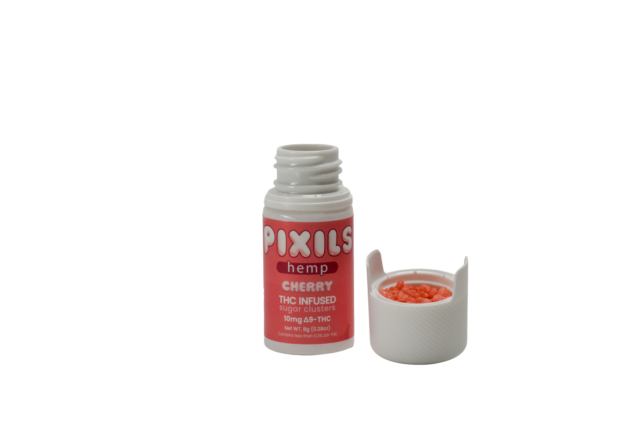 PIXILS Cherry Infused Sugar Clusters - 10mg