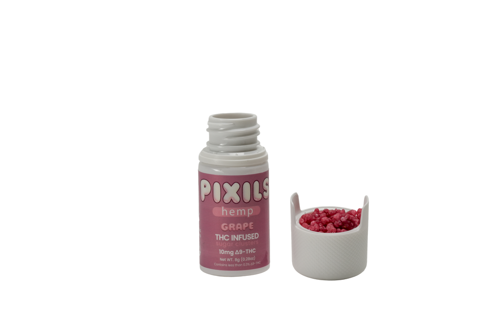 PIXILS Grape Infused Sugar Clusters - 10mg