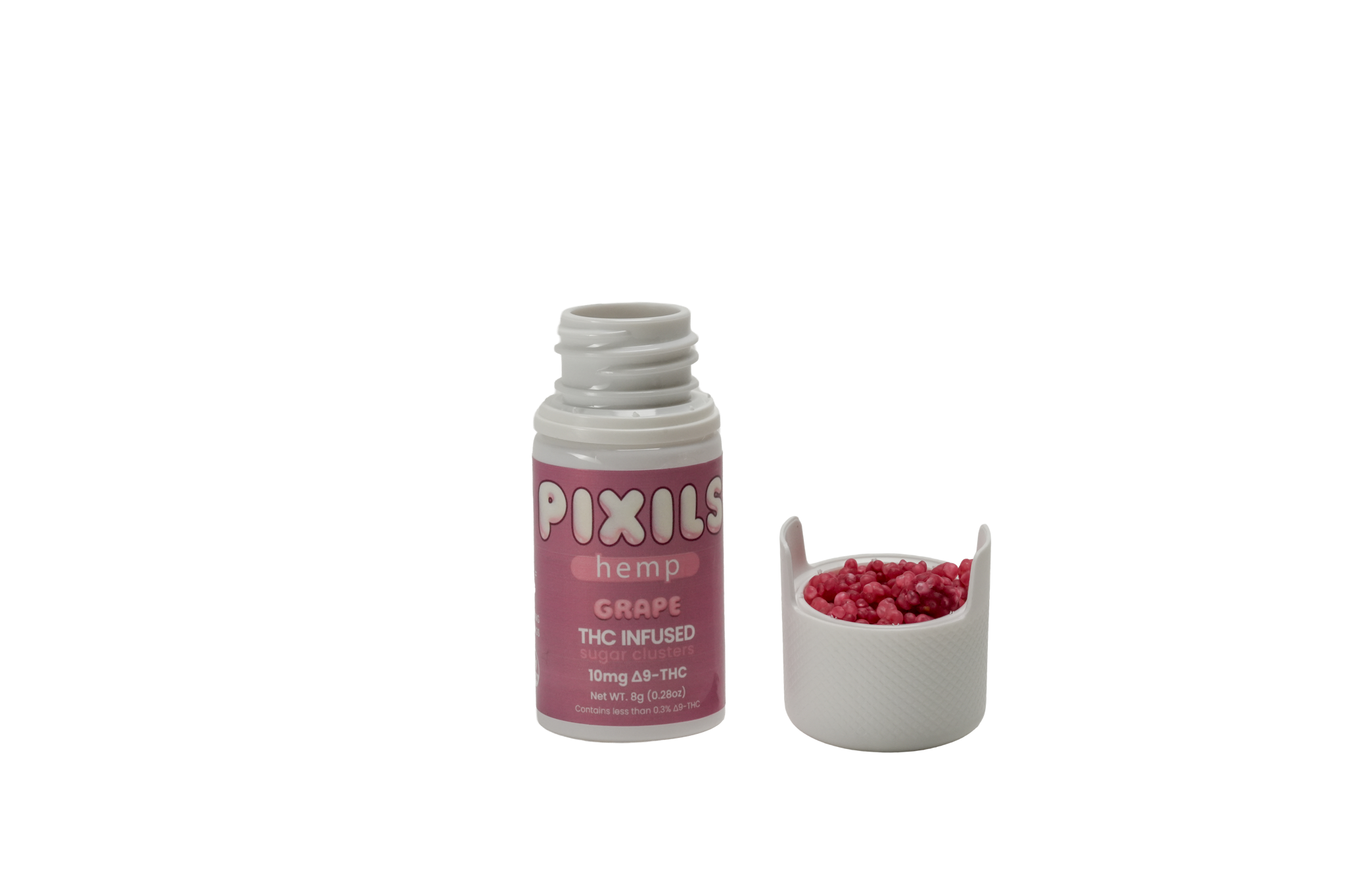 PIXILS Grape Infused Sugar Clusters - 10mg