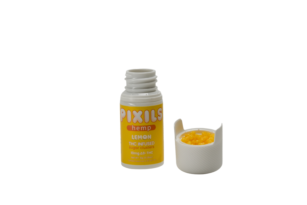 PIXILS Lemon Infused Sugar Clusters - 10mg