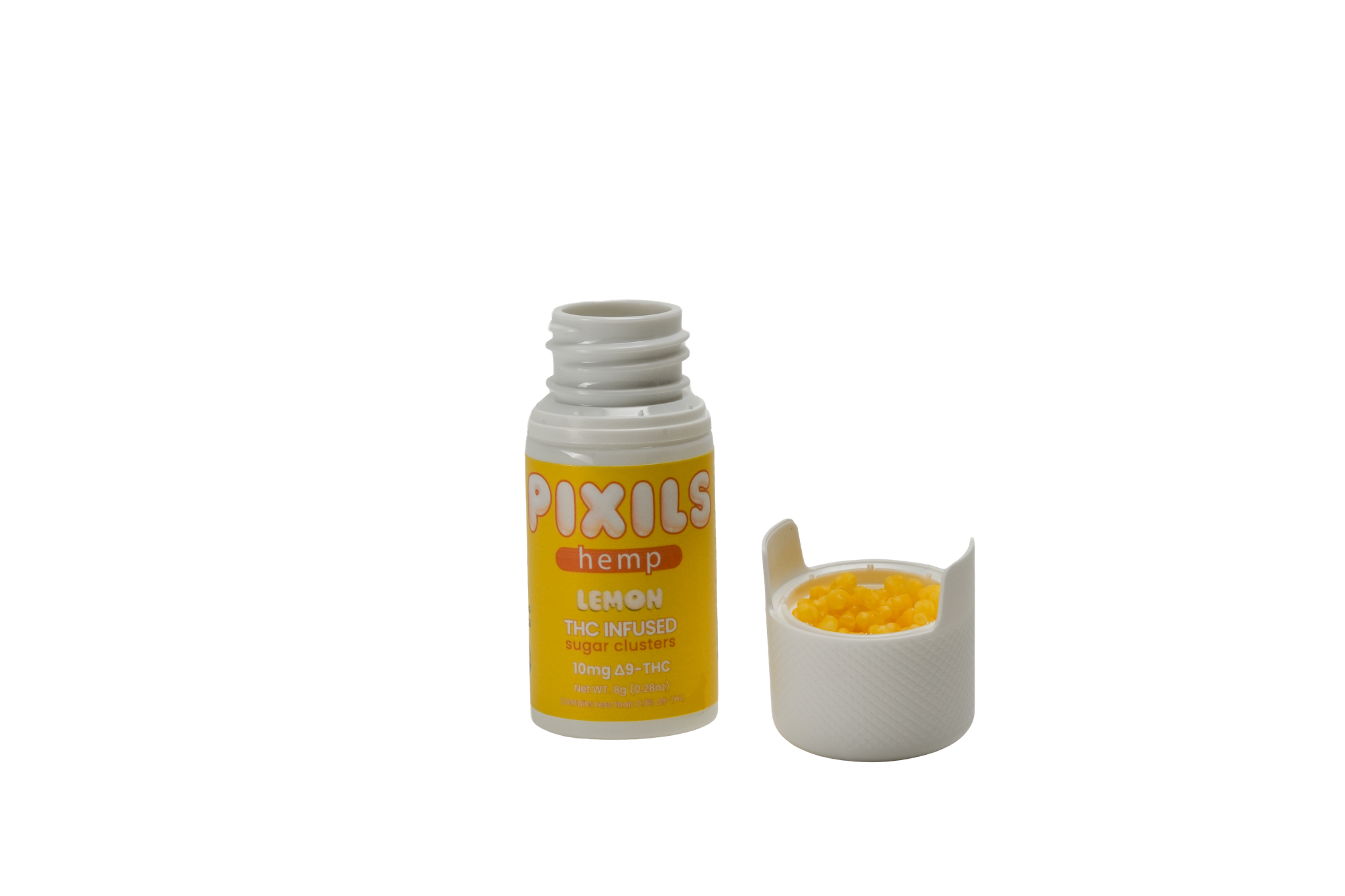 PIXILS Lemon Infused Sugar Clusters - 10mg