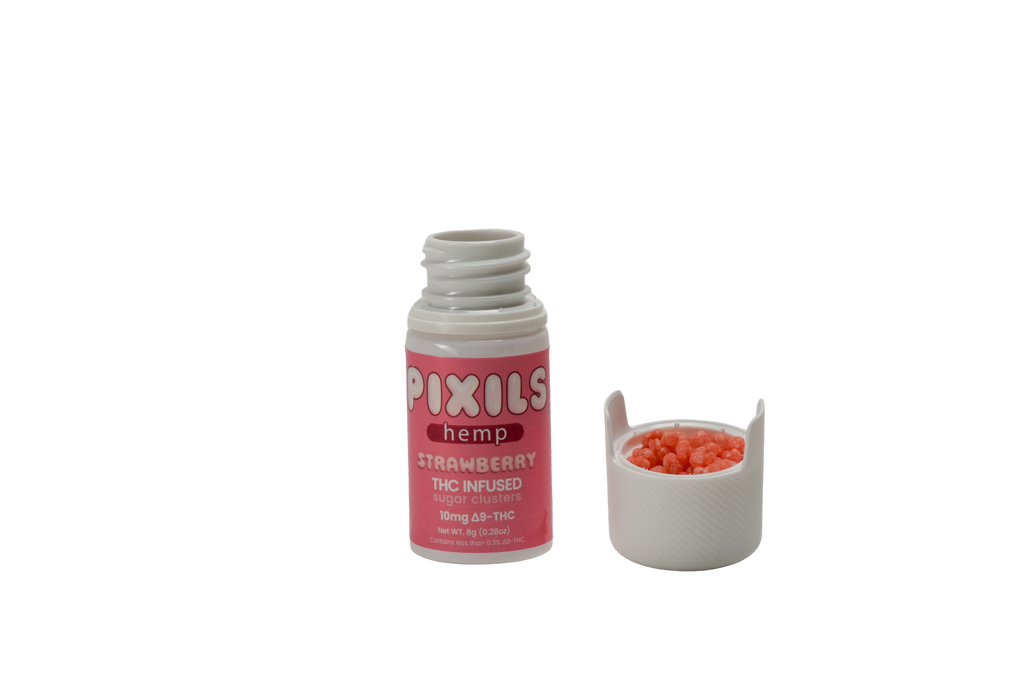PIXILS Strawberry Infused Sugar Clusters - 10mg