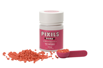 PIXILS Strawberry Infused Sugar Clusters - 100mg