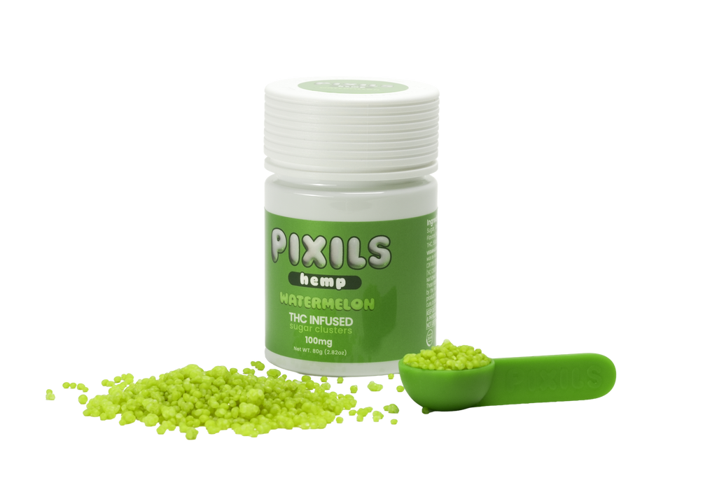 PIXILS Watermelon Infused Sugar Clusters - 100mg