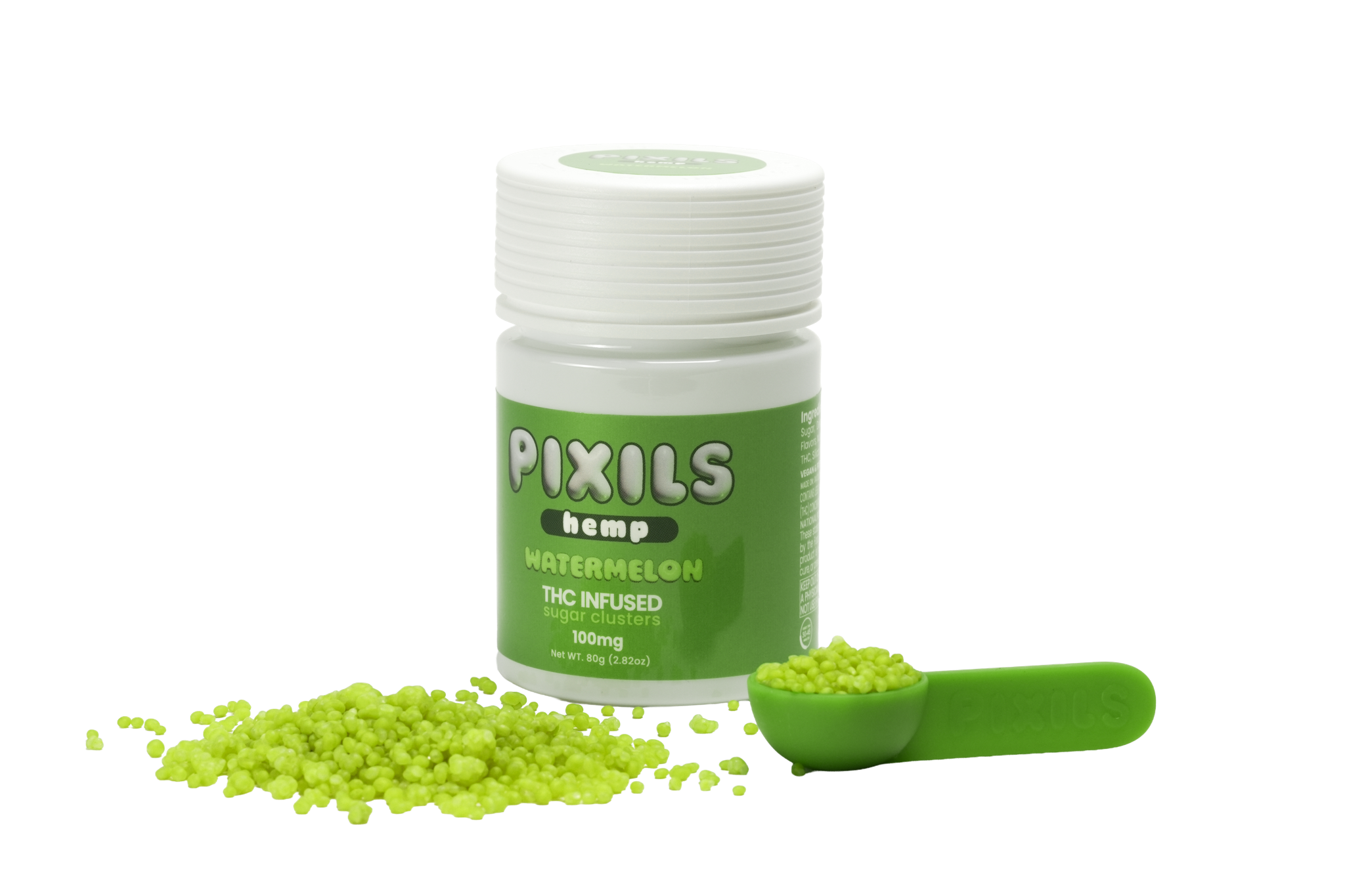PIXILS Watermelon Infused Sugar Clusters - 100mg