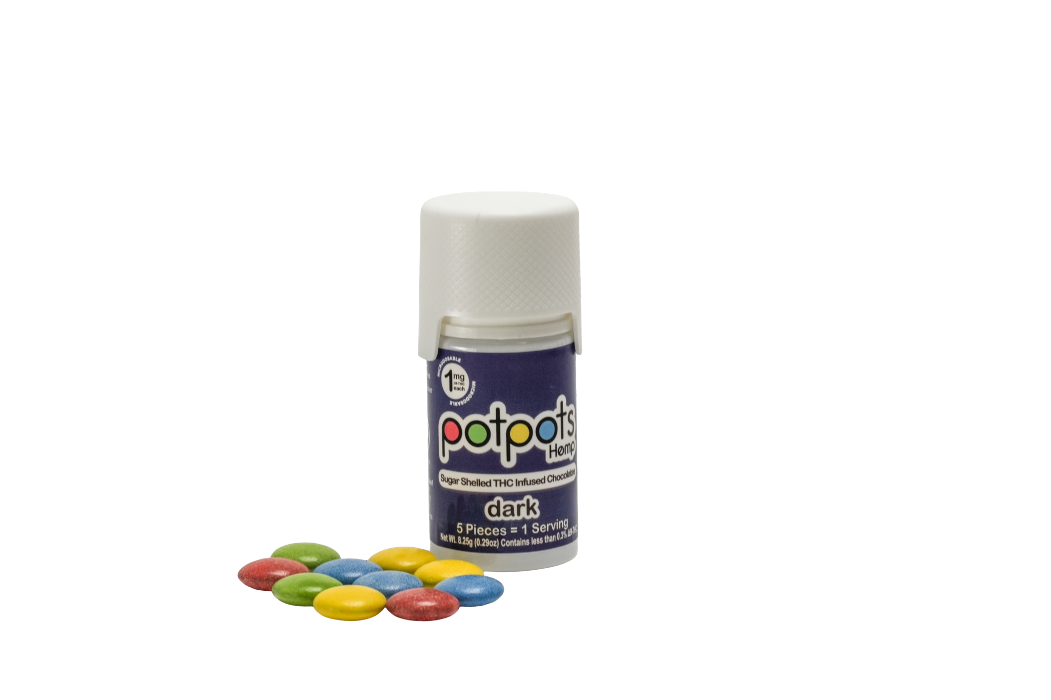 potpots Dark Chocolate - 10 Count