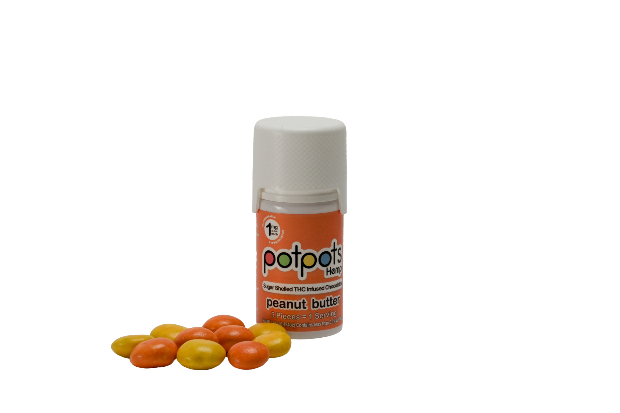 potpots Peanut Butter - 10 Count