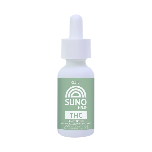 SUNO THC Tincture - 80mg THC