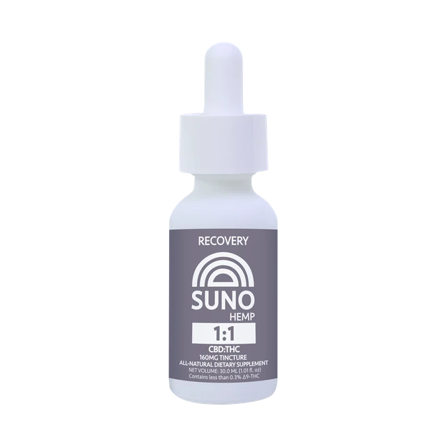 SUNO 1:1 Tincture - 80mg CBD/80mg THC