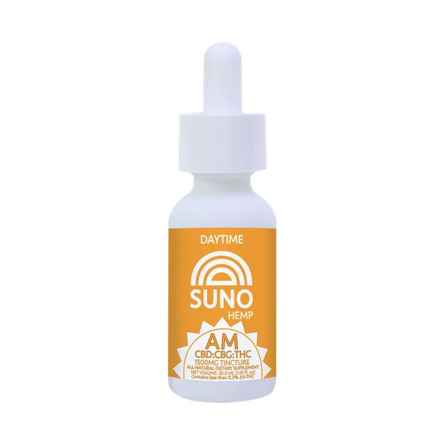 SUNO AM Tincture - 600mg CBG/900mg CBD/80mg THC